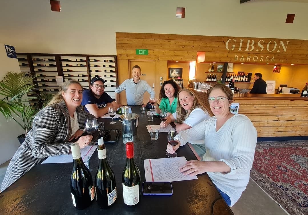 Wine tasting experience at Gibson Barossa